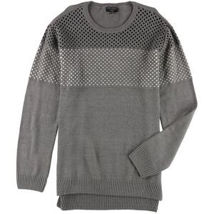 Trash Nouveau Mens Knit Pullover Sweater, greyhea, 2XL